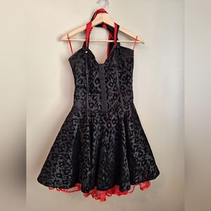 Living Dead Souls Rockabilly Cocktail Dress Size Medium